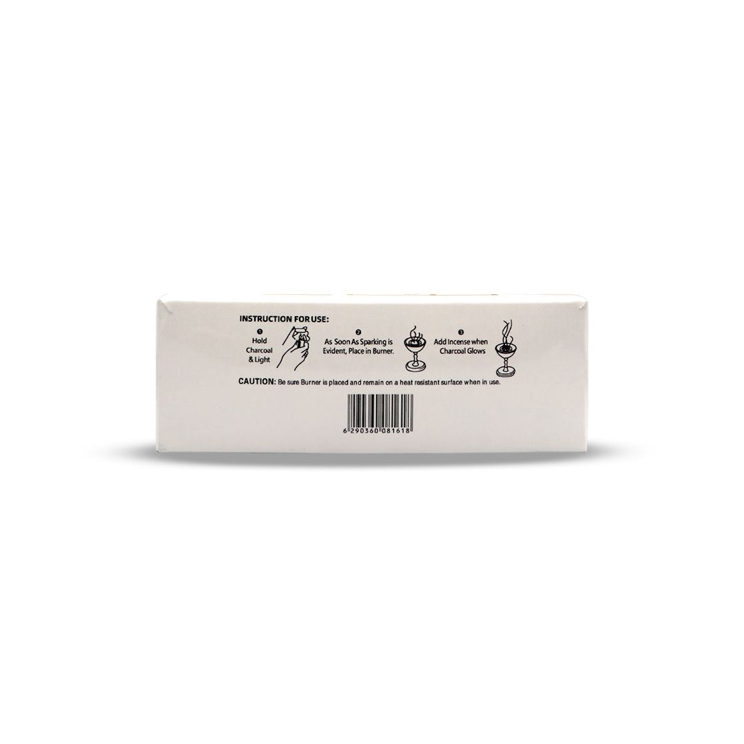Ibn Lootah Charcoal 22mm – 80 Quick-Light Tablets for Incense Ultra-fast Ignition & Long-Lasting Burn Perfect for Bakhoor, Incense, and Frankincense.